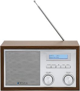 Blaupunkt RXD 180 DAB+ Digital Radio, Küchenradio mit Bluetooth, Aux In, UKW/FM PLL Radio mit RDS, Alu-Optik, Drehregler