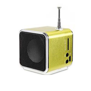 Mini tragbarer LCD -Display -Subwoofer -Lautsprecher Outdoor Sport Music Player Soundbox-Grün