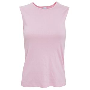 Bella + Canvas Dámský dětský žebrovaný top bez rukávů RW3575 (Medium) (Pink)