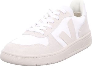 Veja V 10 B Mesh Herren Schnürung Recycelte Masche Turnschuhe Weiß Grau – 11 UK - 45 EU - 11,5 US / Weiß grau