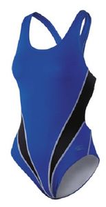 Beco badeanzug Competition Damen Polyester schwarz/blau Größe 38