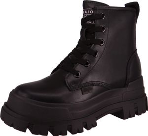 Buffalo Damen Elegante Stiefelette Aspha RLD Warm Vegan 1622325 Schwarz