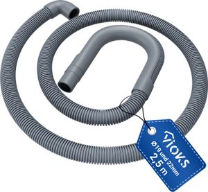 Ablaufschlauch 2,5 m mit 19/22 mm Anschluss für Geschirrspüler Waschmaschine