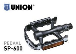 Union Pedal SP-600 Aluminium, schwarz, 9/16". Hängeverpackung