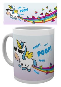 Unicorn - Poop - Keramik Tasse - Größe Ø8,5 H9,5cm