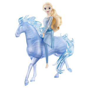 Disney Die Eiskönigin Spielzeug, Elsa-Puppe und Wasserfigur Nokk