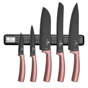 BERLINGERHAUS Sada nožů s držákem 6 ks I-Rose Edition BH-2538