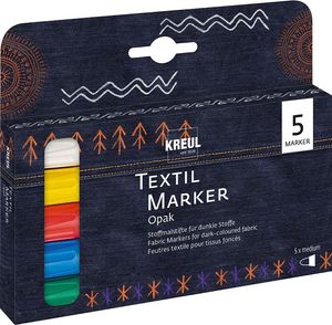 KREUL Textilmarker JAVANA "texi mäx OPAK" 5er Set