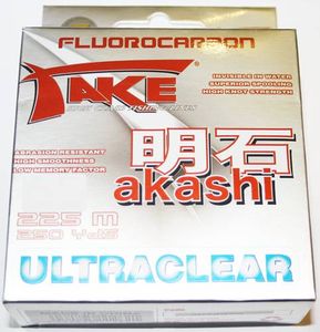 Lineaeffe Take Akashi Fluorocarbon 225m 0,18mm 6,0kg ultraclear