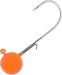 Spro Round Jighead Jig 22 rot - 3 Jighaken, Größe:10g / Gr. 2/0