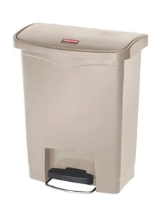 Rubbermaid Tret Abfalleimer Slim Jim 30 Liter beige