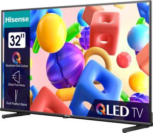 Fernseher 32 Zoll Full HD Auflösung PREMIUM 2K Schwarz QLED Hisense 32A5NQ