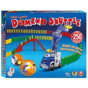 Domino Steine Shuttle Non-Stop 256 teilig mit Legeauto elektronisch Neu
