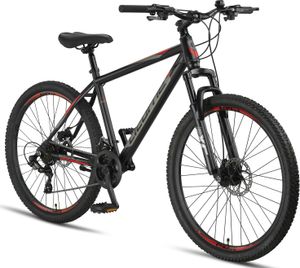 Licorne Bike Guide Premium Mountainbike Shimano,Farbe:Schwarz/Rot;Zoll:27.5