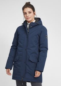 OXMO OXTamila Damen Übergangsmantel Parka Lange Jacke mit Kapuze