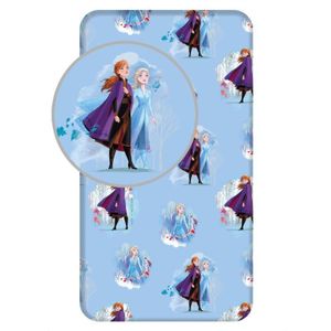 Disney Frozen Spannbettuch - Einzel - 90 x 200 cm - Baumwolle