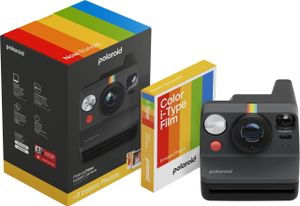 Polaroid Now, Čierna, Auto, 0.4 - 1.3 m, Polaroid App, LED, USB Typ-C