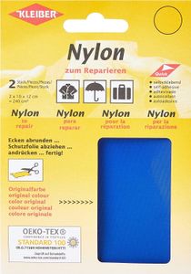 KLEIBER Nylon-Flicken selbstklebend kornblau 2 Stück