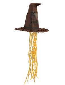 Harry Potter-Piñata Der sprechende Hut Deko braun 45cm
