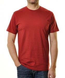 Größe L Ragman Herren T-Shirt rundhals blutrot Modell 40181
