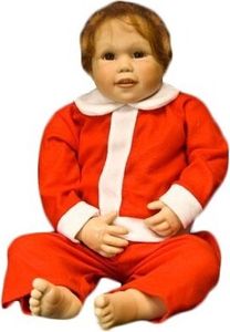 Weihnachtskostüm Nikolauskostüm für Jungen Baby 2-teilig Gr. 1-2 Jahre wk-96