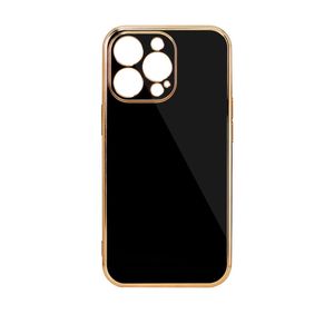 Lighting Colour Case Ochranný kryt s krytom fotoaparátu Ochranný rám kompatibilný s telefónom Samsung Galaxy A53 5G Black-Gold