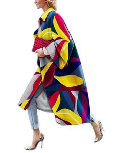 Damen Color Block Windbreaker Damen Loose Flare Sleeve Jacke,Farbe: gelb,Größe:5XL