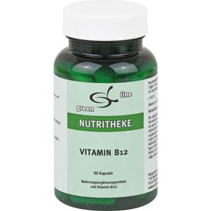 zelená linie Nutritheke Vitamin B12 Capsules, 90 kapslí