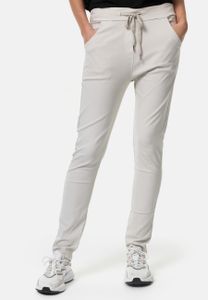 PM SELECTED Dámske ležérne outdoorové nohavice s vreckami a šnúrkou na stiahnutie béžovej farby v jednej veľkosti 34 - 38 PM18