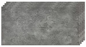 8 Stück (4m2) Wanddeko Platte Beton Imitation Wandpaneele BETONLOOK IMITATION Polystyrol XPS  100x50cm  | 7014 XL