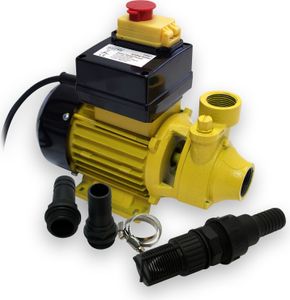 Pompa do oleju opałowego i napędowego Wiltec 230V 550W 40l/min Pompa transferowa z zaworem zwrotnym, zaciskami do węży i dyszami do węży, pompa ssąca