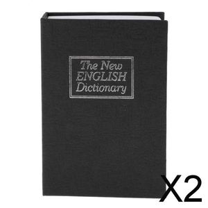 Wörterbuch Safe Zahlenschloss Box Schlüsselbuch