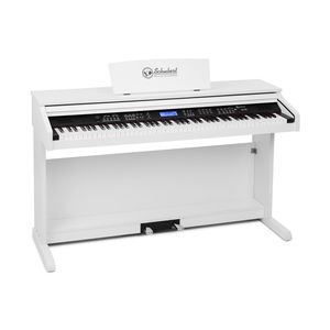 Subi88 MKII Keyboard 88 Tasten MIDI USB 360 Klänge 160 Rhythmen, Farbe:Weiß