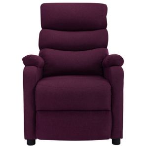 ❀ Hohe Qualität Fernsehsessel Relaxsessel Lounge Sessel Clubsessel Lila Stoff