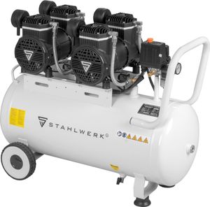 STAHLWERK Kompressor ST-510 Pro 10 bar 4,3 PS 3,2 kW 420 l/min 50 l Tank ölfrei
