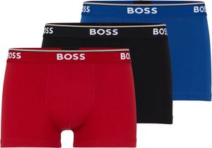 BOSS Pánské boxerky Bavlněné strečové kalhoty 3-Pack L 1xRed/Blue/Black