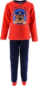 Paw Patrol Schlafanzug Pyjama Jungen Kinder Chase, Farbe:Rot, Größe Kids:98