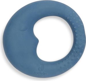 Beißring aus Naturkautschuk Moon - Jeans Blue
