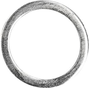 Pierścień uszczelniający, aluminium, Ø zewnętrzna 15,5 mm, Ø wewnętrzna 12 mm, opakowanie 1 szt