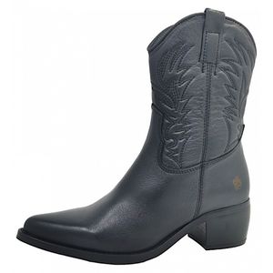 Apple of Eden Cashmere Smooth Damenschuhe Stiefel Western Stiefel Schwarz Freizeit, Schuhgröße:42 EU