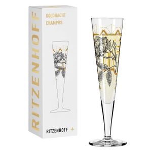 Goldnacht Champagnerglas #29 Von Lisa Hofgärtner