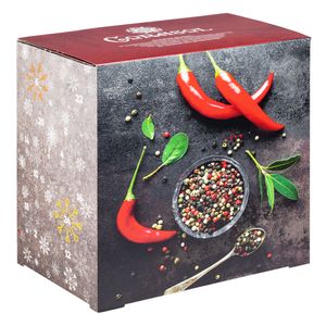 Corasol Premium Chili & Pfeffer Adventskalender mit 12 Chili & 12 Pfeffersorten, die Gewürz Gourmet Geschenkidee für Männer (146 g) Corasol Premium Chili & Pfeffer Adventskalender mit 12 Chili & 12 Pfeffersorten, die Gewürz Gourmet Geschenkidee für Männer (146 g)