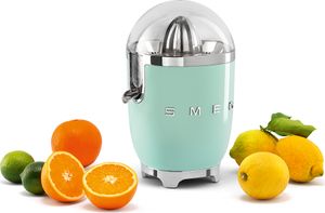 Smeg-Entsafter CJF01PGEU, 70 W, Edelstahl, pastellgrün