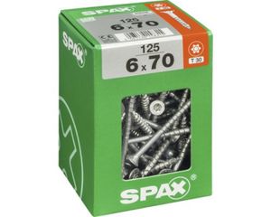 Spax Universalschrauben 6.0 x 70 mm TX 30 - 125 Stk.