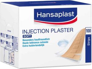Hansaplast Soft Injektionspflaster Strips 19x40 mm 100 St