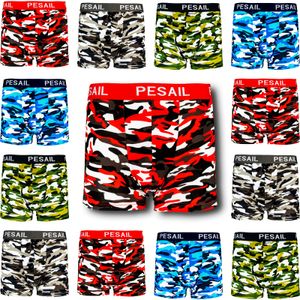 Texemp | 8er Pack Herren Boxershorts Baumwolle Unterhose Shorts Unterwäsche Underwear | Camouflage | M