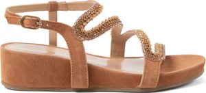 Lazamani Aurelia Damen Wildleder-Sandalen Biscuit Größe 39