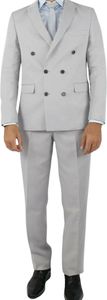 Kabello Herrenanzug Lordsimo Jacke Hose hellgrau M