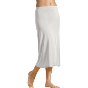 TEXEMP Damen Unterrock Unterkleid Lang Rock Halbrock Knielang Underskirt Damenrock B268 - L/XL Weiß