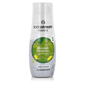 SodaStream Getränke-Sirup ohne Zucker Zitronen-Limetten 440ml (1er Pack)